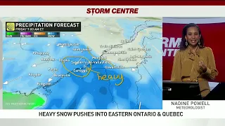 Up to 30 cm of possible snow for parts of Ontario and Quebec