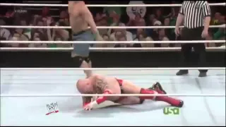 Lord Tensai vs John Cena  RAW 4 16 12 Highlights