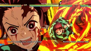 Rage Mode Tanjiro's Complete Moveset-Demon Slayer The Hinokami Chronicles (Entertainment District)