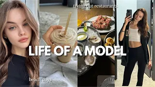 Life of a model📍Miami | beach days, trying out restaurants, cute outfits & going out