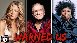 Celebrities Who Tried To Warn Us About Whoopi Goldberg, Jennifer Aniston & Hugh Hefner
