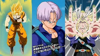 NEW HEART VIRUS GOKU, TRANSFORMING SSJ TRUNKS SUPER ATTACKS, ACTIVE SKILL + OST! DBZ Dokkan Battle