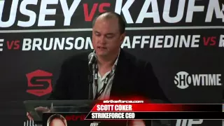 Strikeforce: Rousey vs. kaufman Post-Fight Presser Highlights