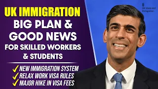 BREAKING UPDATES: New Immigration System, Relax Work Visa Rules & Announces Major Hike in Visa Fees