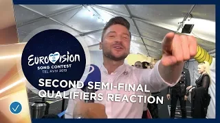 First reaction from the qualifiers of the Second Semi-Final! - Eurovision 2019