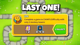 The Last 2 Tower Chimps Secret Achievement For Now...