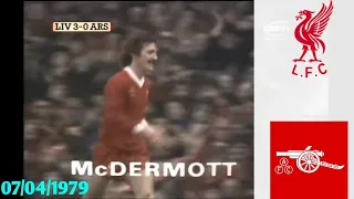 Liverpool vs Arsenal 07/04/1979- First Division 1978/1979