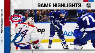 Canadiens @ Lightning 12/28 | NHL Highlights 2022