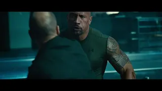 Fast & Furious 7 Hobbs vs Shaw Office Scene