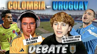 Debate colombiano vs uruguayo por eliminatorias con felipefcb_10 y guillefutbol