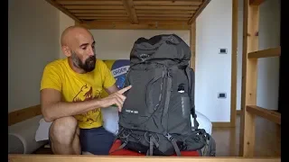 Osprey Kestrel 68.- Cosa porto per due giorni di trekking