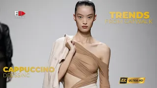 Trends from Catwalk I CAPPUCCINO DRESSING I Spring Summer 2024 - Fashion Channel Chronicle