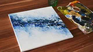 Painting techniques / Oil Painting / Easy Abstract Painting for Beginners/ How to paint abstract