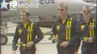 WAVY Archive: 1980 F-14's Jolly Rogers and Black Aces Homecoming