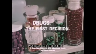 “DRUGS: THE FIRST DECISION”  1970s DRUG ABUSE AWARENESS & DRUG ADDICTION EDUCATIONAL FILM  XD46354