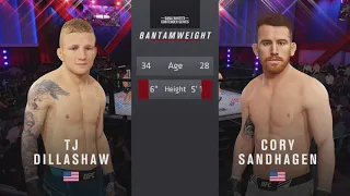 UFC Vegas 32 Sandhagen Vs Dillashaw Full Simulation + Breakdown #UFC #UFCFightNight #UFCVegas