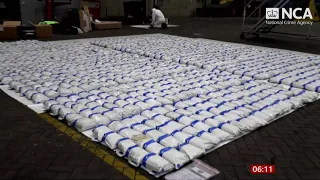 1 ton of heroin found in shipping container towels (UK) - BBC News - 4th September 2019