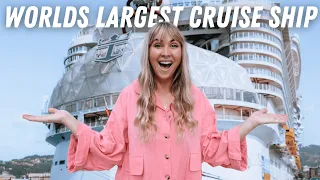We Boarded THE LARGEST CRUISE SHIP IN THE WORLD (Wonder of the Seas)