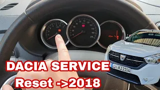 Dacia Lodgy Dokker Service reset zurückstellen Facelift ab 2018 Serviceintervall Deutsch ddt4all OBD