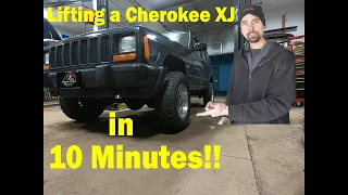 How to lift a Jeep Cherokee XJ in 10 minutes