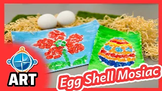 Egg Shell Mosaic | Fun How To Video! | NWE Kids Art #04