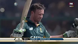 AB De Villiers 104* (73) vs India 1st Odi 2015 , Kanpur Extended Highlights