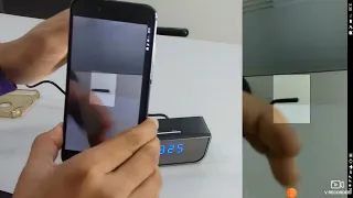 Mini camera Spy WI-FI IP Ascunsa in Ceas Desteptator, Microfon, Infrarosu 1080P, Activare la Miscare