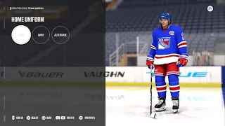 How to Create the New York Rangers on NHL 23 #nhl23 #PS5Share #newyorkrangers #noquitinny