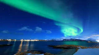 Deep Sleep Music with  Norway Sky for Falling Asleep, Calming, Relaxing, Induce Sleepiness