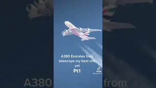 A380 from telescope