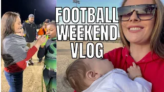 Football Mom of 6 Life! Busy Family Weekend Vlog- Christy Gior