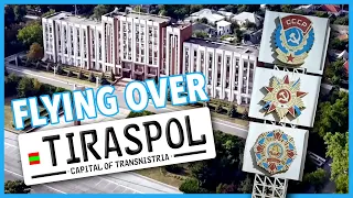 Tiraspol, Transnistria - Aerial Drone Footage - BLATCH