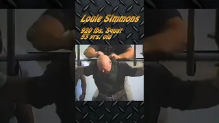 Louie Simmons 920 lbs. Squat at 53 years old