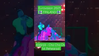 Eurovision 2023 🇫🇮 FINLAND 🇫🇮 Käärijä Cha Cha Cha 1st Rehearsal #eurovision #eurovision2023 #käärijä