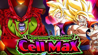 STR SSJ GOKU/GOHAN VS. CELL MAX STAGE 2 SUPER BOSS BATTLE! (DBZ: Dokkan Battle)