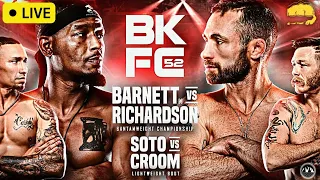 BKFC 52: Barnett vs. Richardson | LIVE STREAM | BOXING Fight Companion | Bare Knuckle Fighting