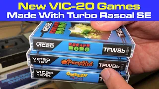 Commodore VIC-20 Games Made With Turbo Rascal by HEWCO