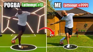 Recreating PRO Footballers VIRAL Stay At Home SKILLS! (Pogba, Lingard, Bale & more)