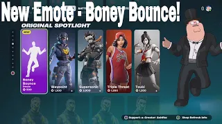 New Boney Bounce Emote In The Fortnite Item Shop!