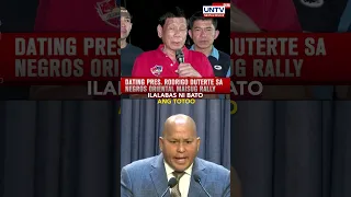 FPRRD, tiwala kay Sen  Bato dela Rosa sa isyu ng ‘PDEA leaks’