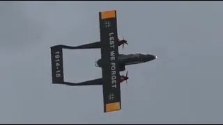 American Rockwell - OV-10 Bronco - display flight Lubeck Airport