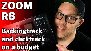 Backingtrack and clicktrack for a band on a budget with the Zoom R8 tutorial