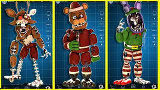 FNAF AR Special Delivery Christmas Animatronics Workshop Animations