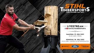 STIHL TIMBERSPORTS® German Women/Newcomer Championship 2021 – Re-Live (German commentary)