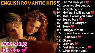 ðŸ’• ROMANTIC ENGLISH SONGS JUKEBOX || EVERGREEN SONGSðŸŽµ
