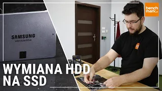 Jak wymienić dysk i przenieść dane z dysku HDD na SSD w laptopie?