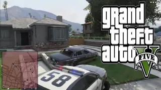 GTA 5  CRAZY POLICE SHOOT OUT