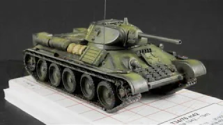 T-34/76 m42 - 1/72  kit  built - Italeri - HD