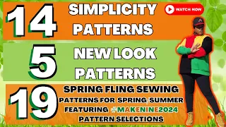 #498: 💥19 New Patterns featuring Simplicity + New Look | #MakeNine2024 | Wardrobe Building 💥