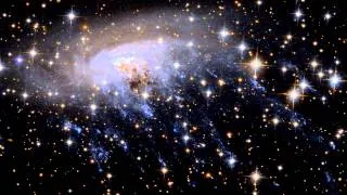 Panning across spiral galaxy ESO 137-001 - Like Cosmic Jellyfish #HubbleESA